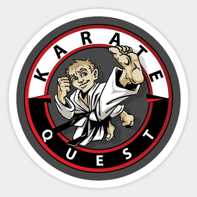 Karate Quest Sticker by Digitanim8tor